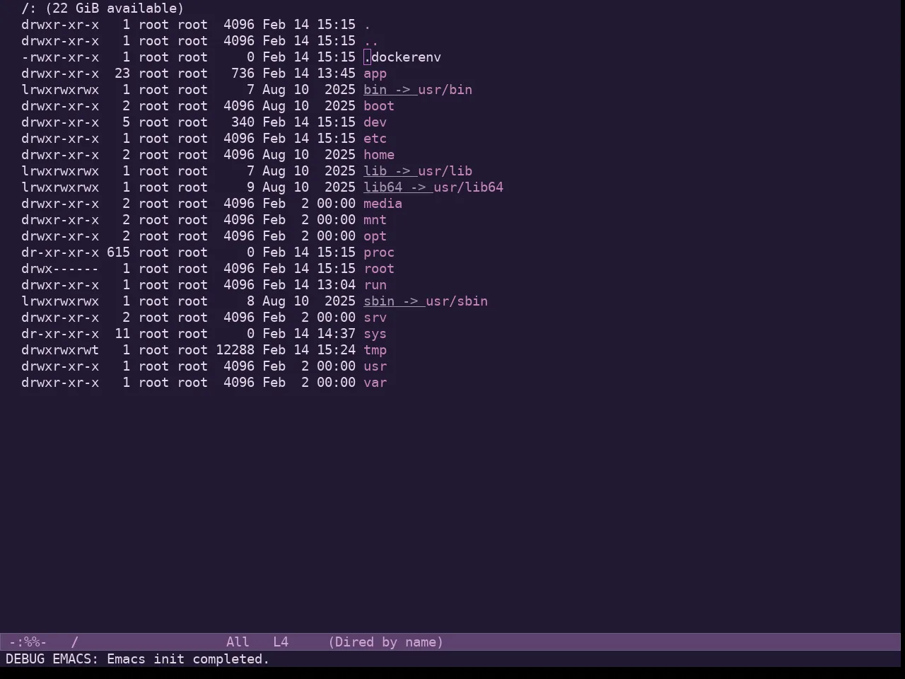 Doric Plum Theme in dired