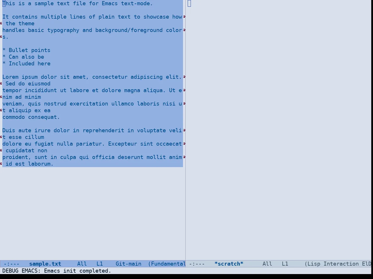 Doric Siren Theme in fundamental-mode