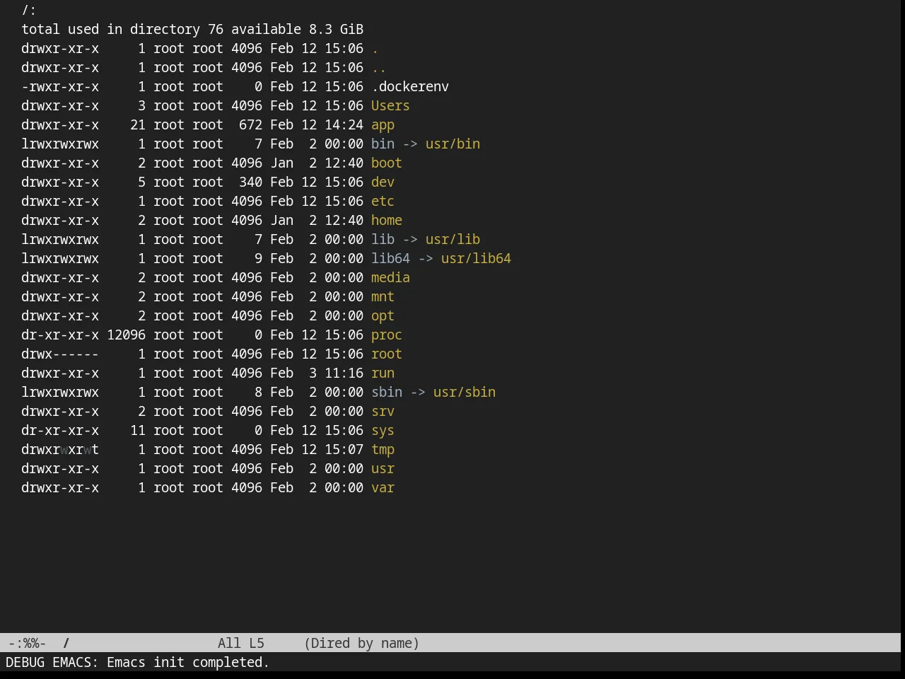 Dorsey Theme in dired