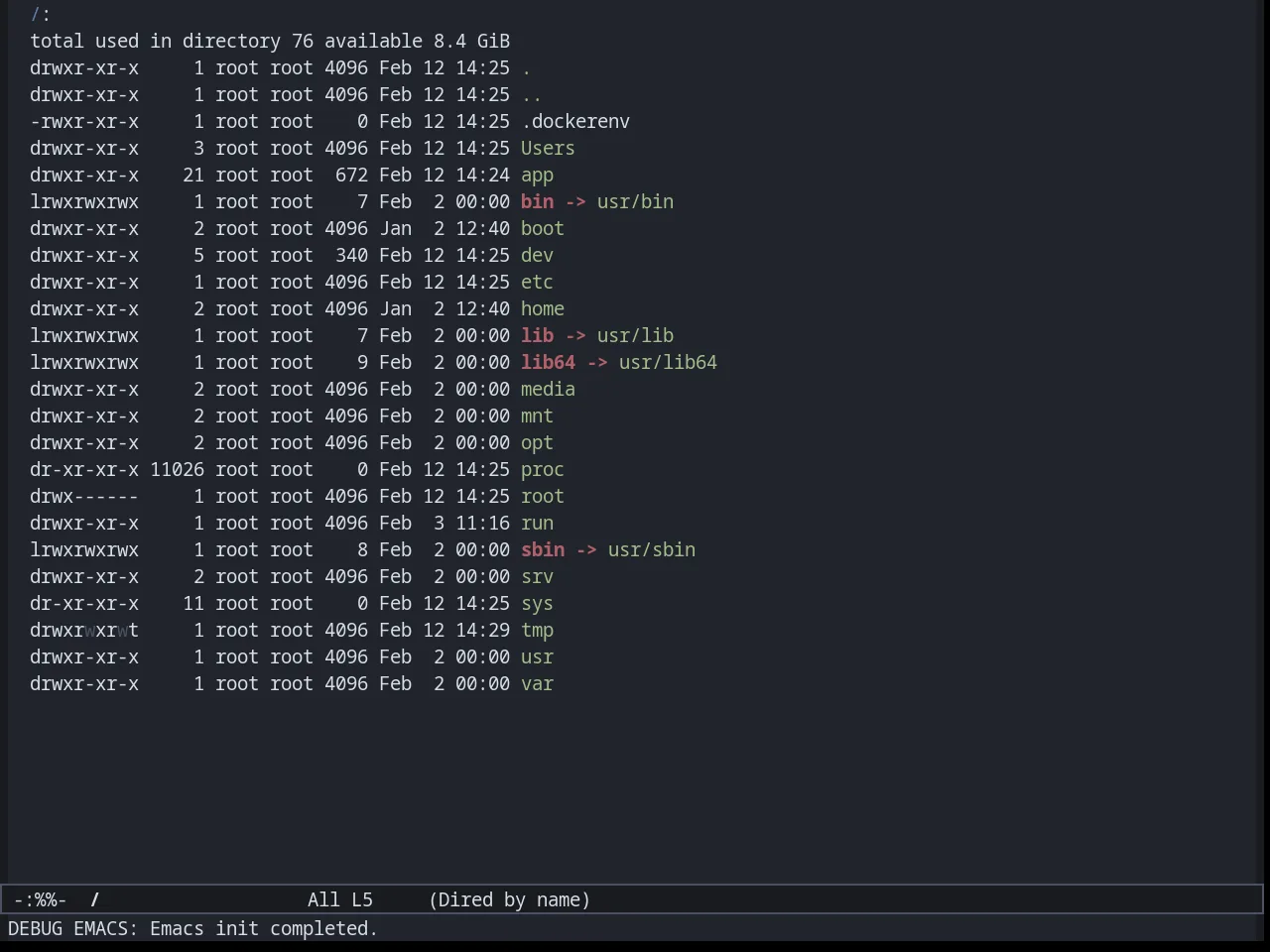 Dream Theme in dired