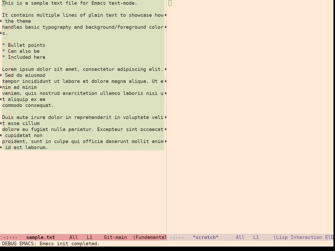 Ef Arbutus Theme in fundamental-mode