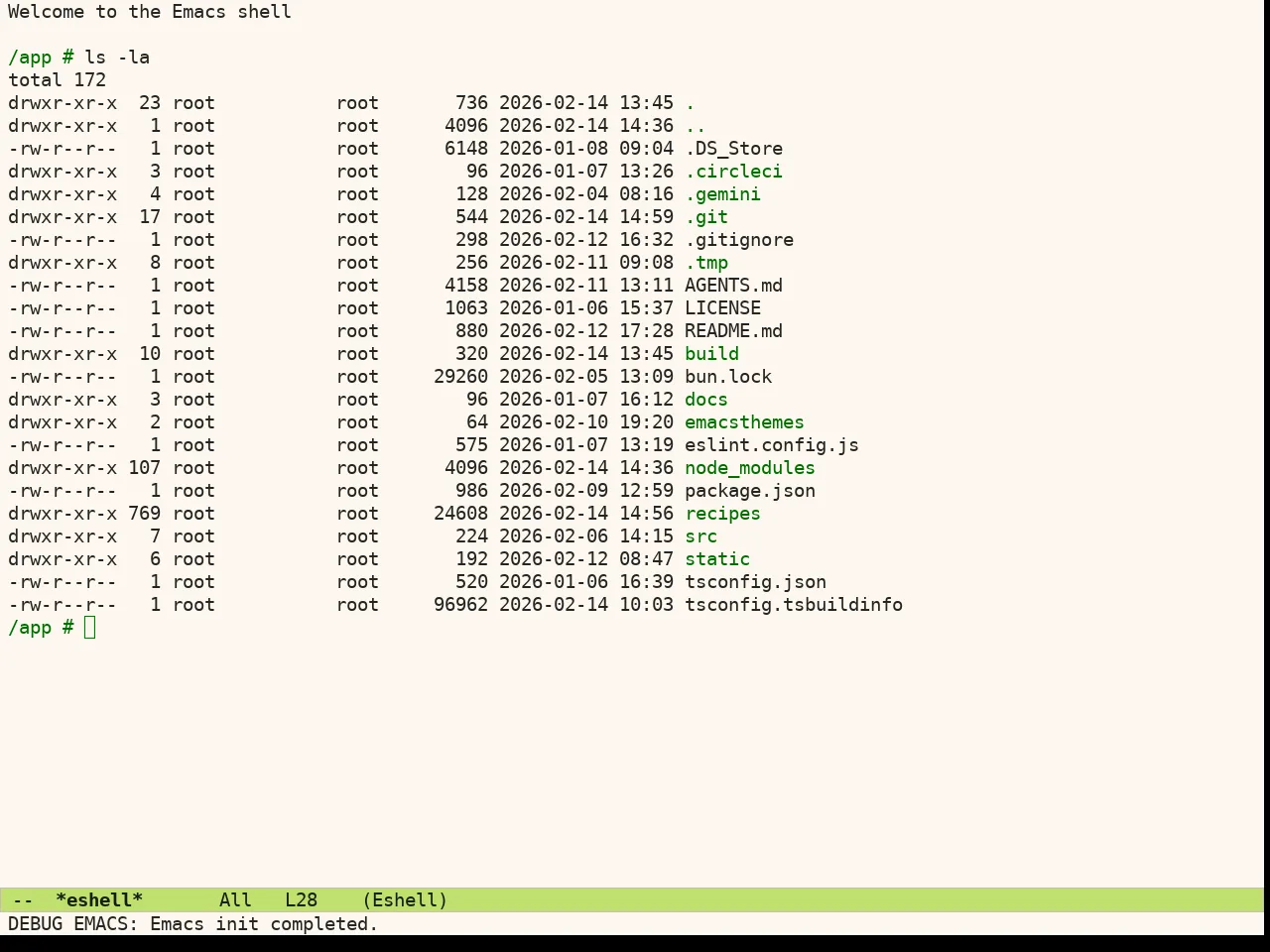 Ef Cyprus Theme in eshell