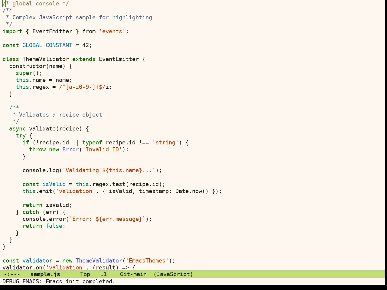 Ef Cyprus Theme in javascript-mode