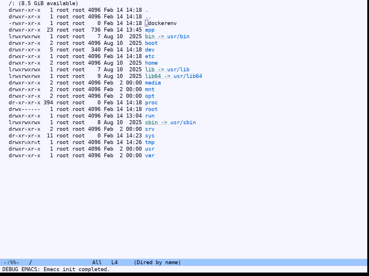 Ef Deuteranopia Light Theme in dired