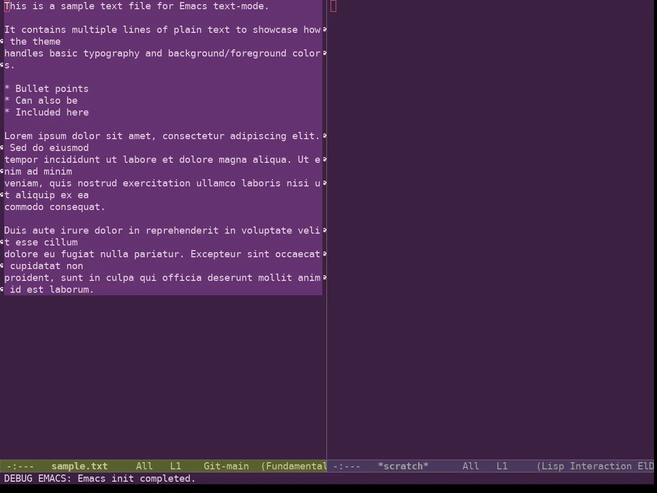 Ef Fig Theme in fundamental-mode