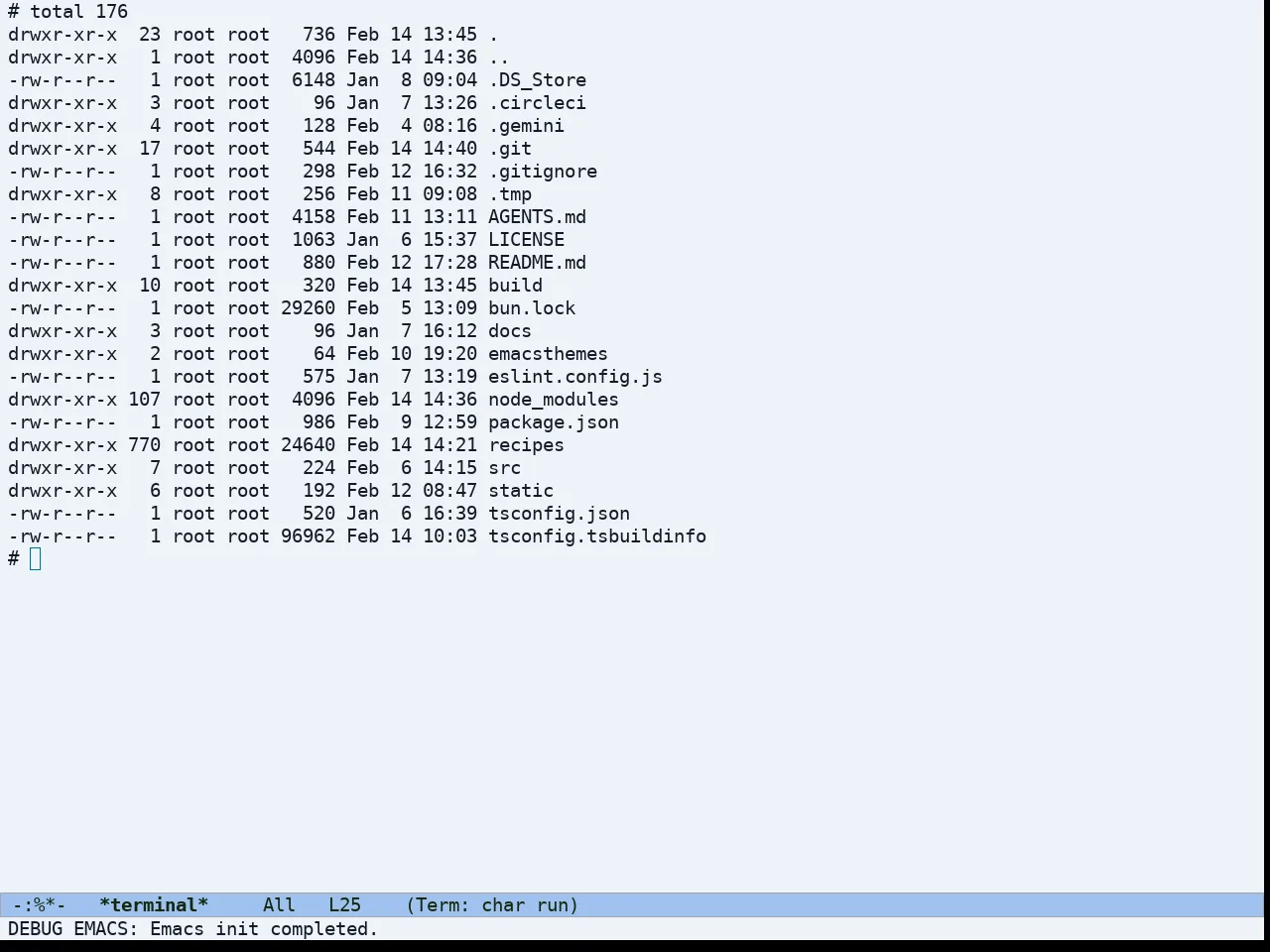 Ef Maris Light Theme in term