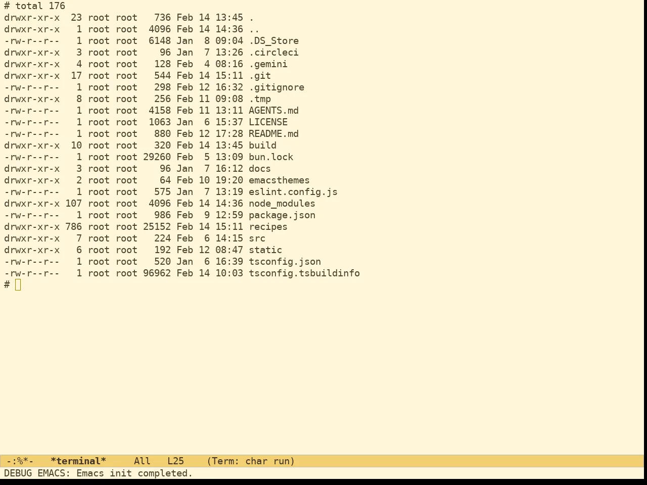 Ef Melissa Light Theme in term