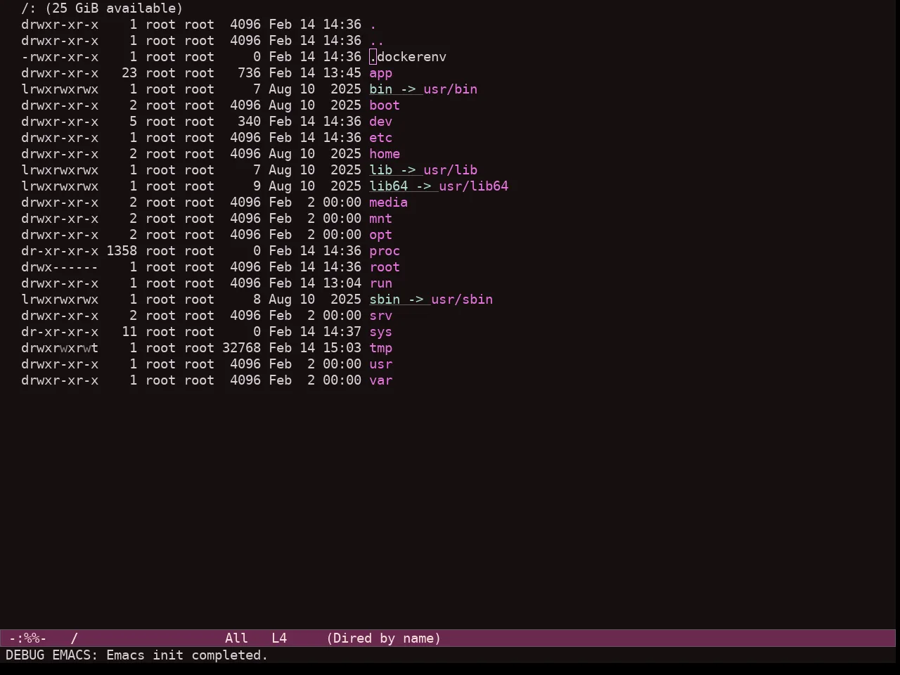 Ef Trio Dark Theme in dired