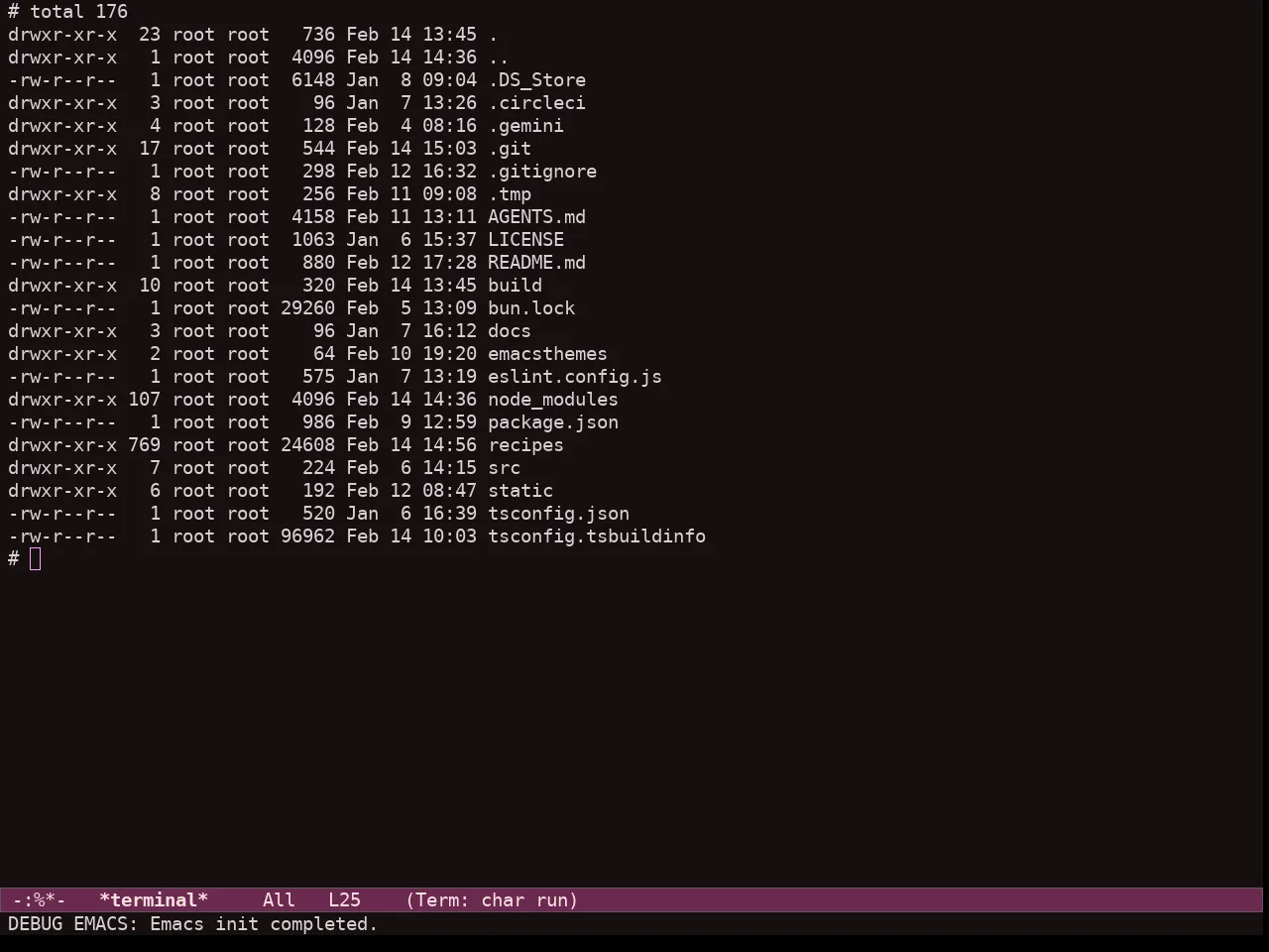 Ef Trio Dark Theme in term