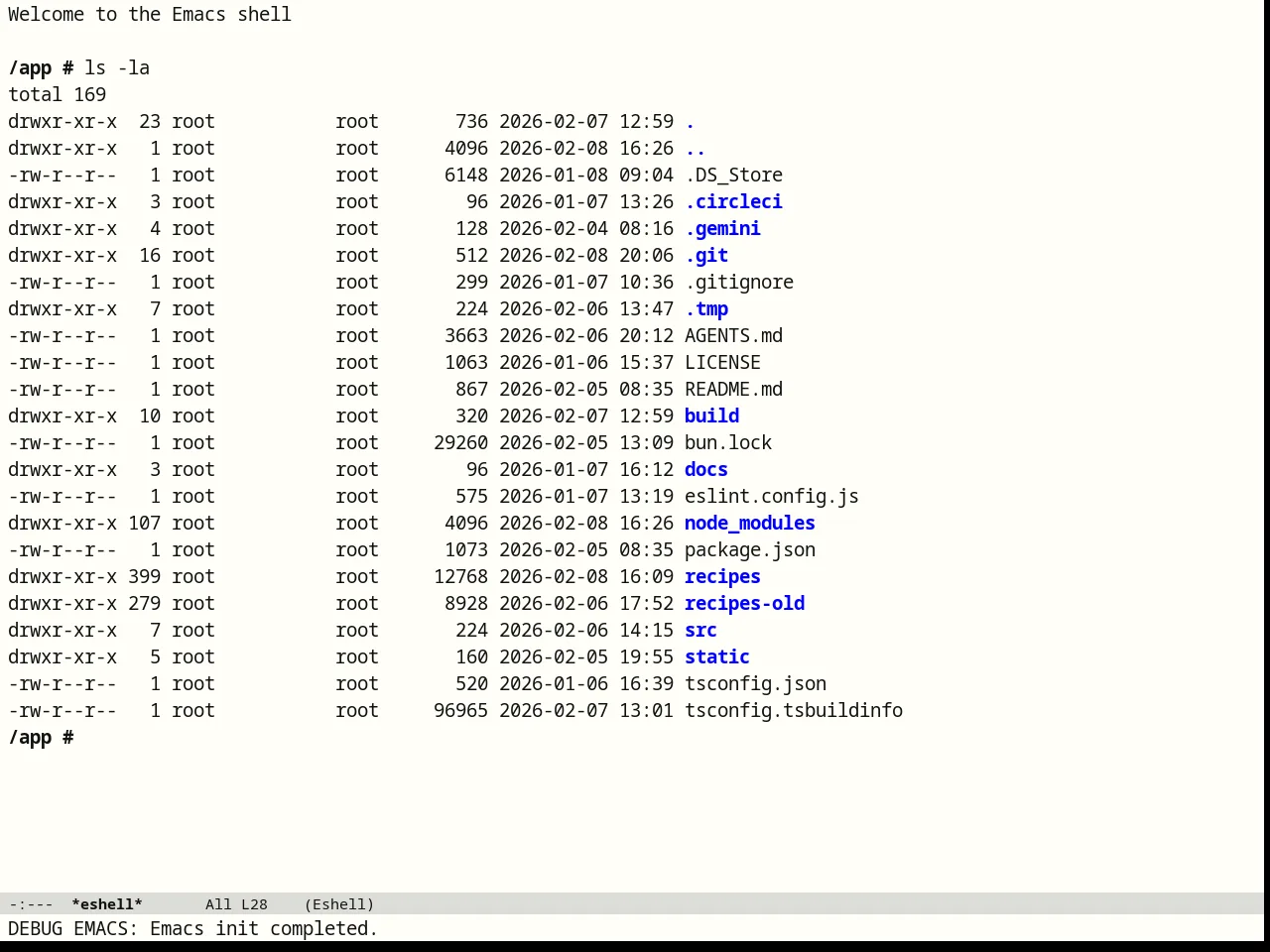 Eink Theme in eshell