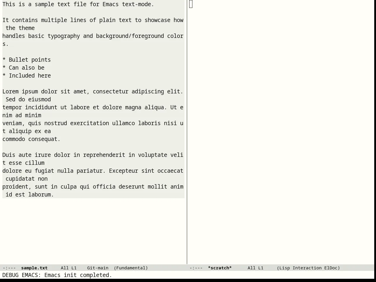 Eink Theme in fundamental-mode