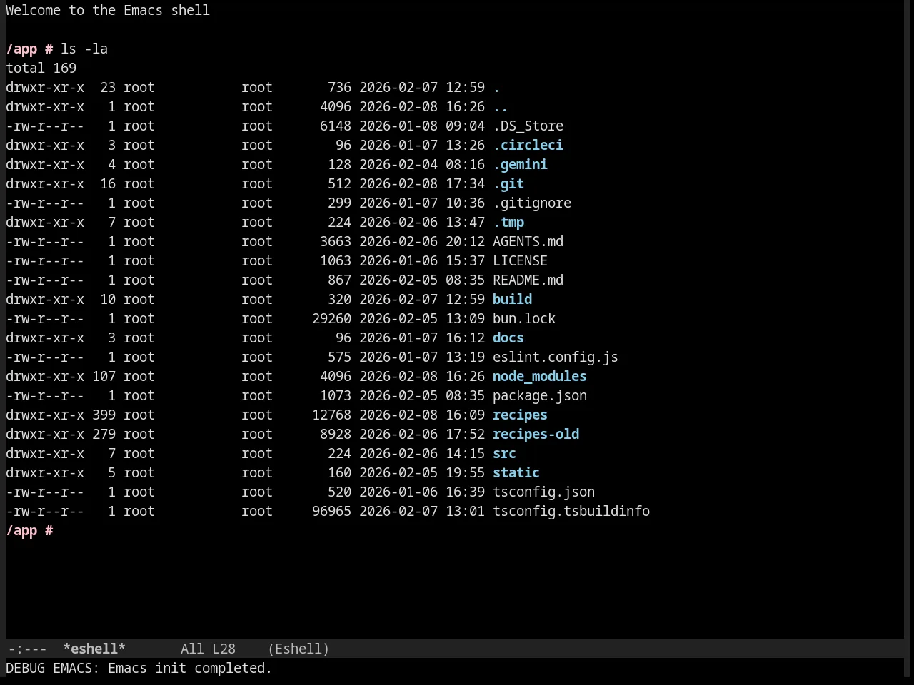 Eltbus Theme in eshell