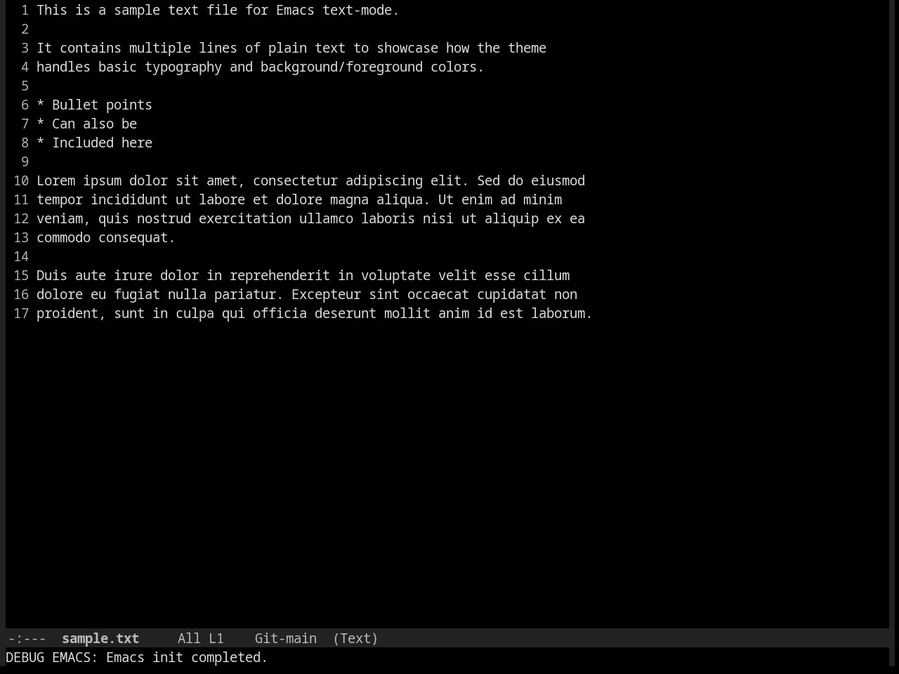 Eltbus Theme in text-mode