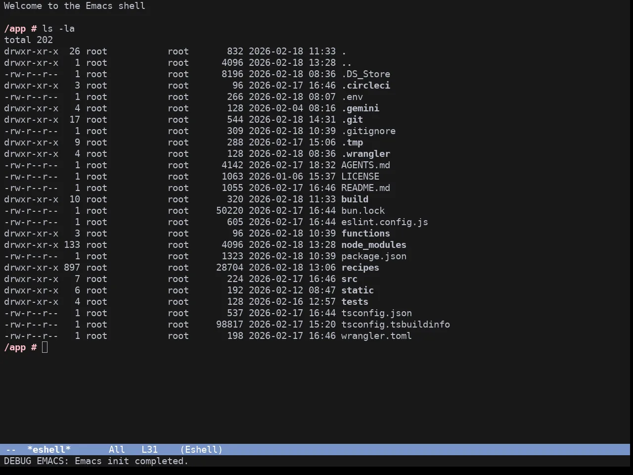Elune Theme in eshell
