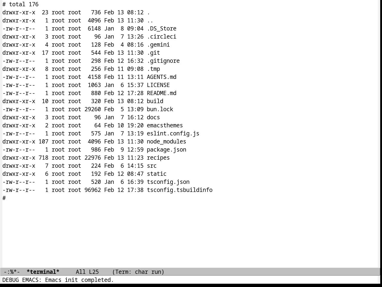 Emacs 21 Theme in term