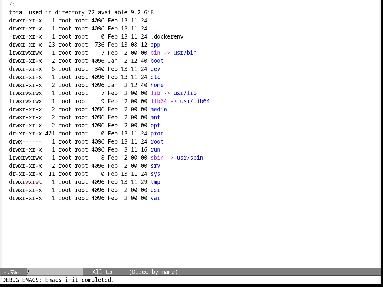 Emacs NW Theme in dired