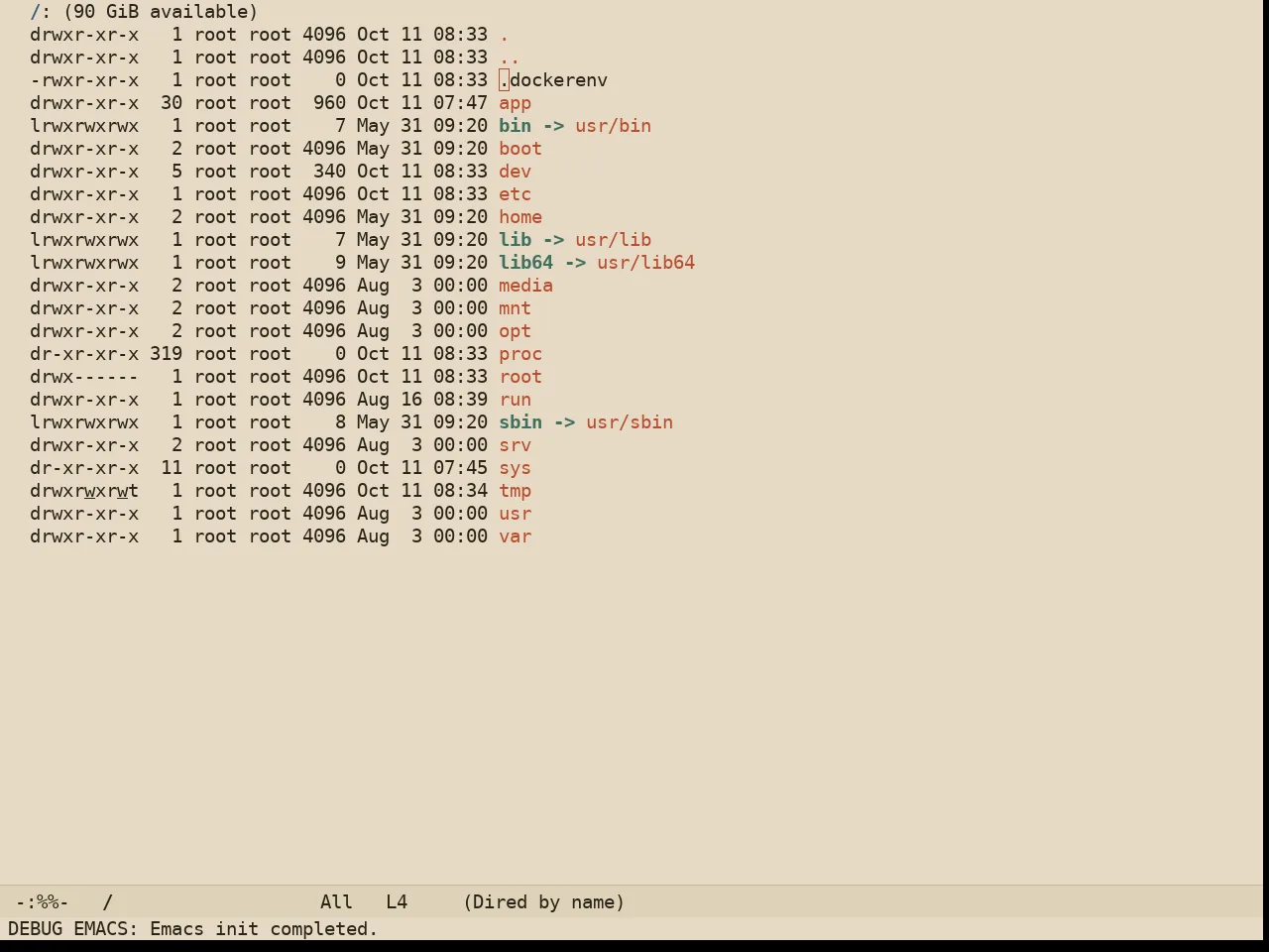 Ember Light Theme in dired