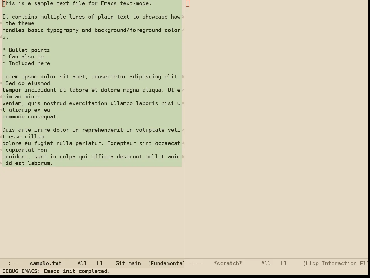 Ember Light Theme in fundamental-mode