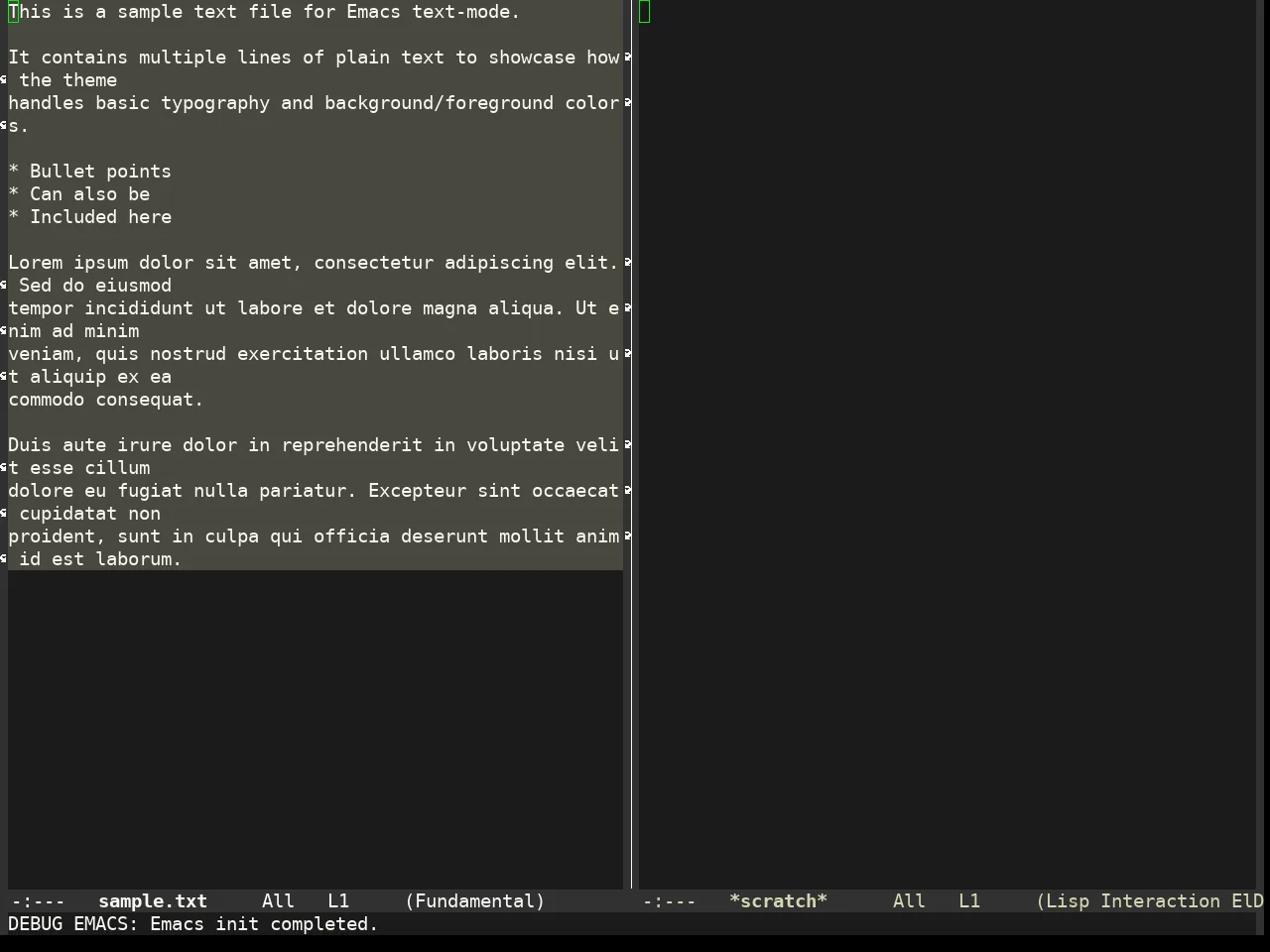 Enlightened Theme in fundamental-mode