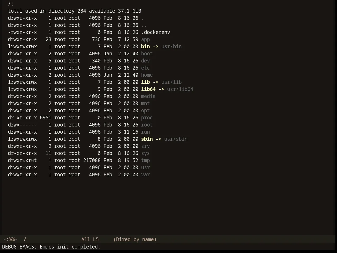 Erosiond Theme in dired