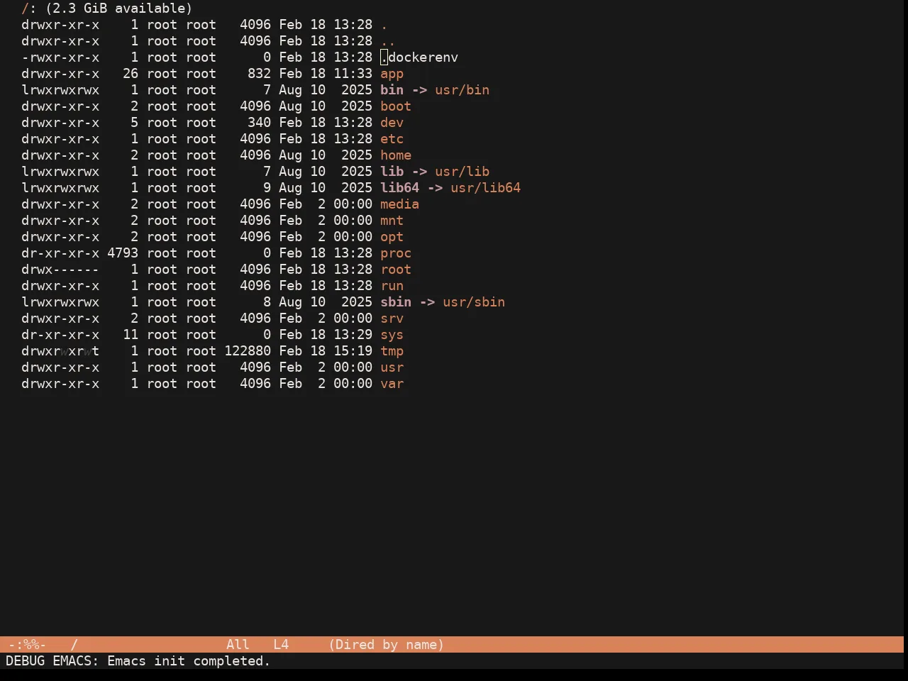 Esmond Theme in dired