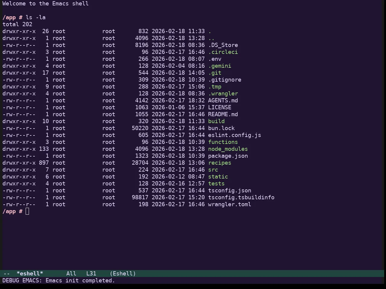 Evangelion Theme in eshell