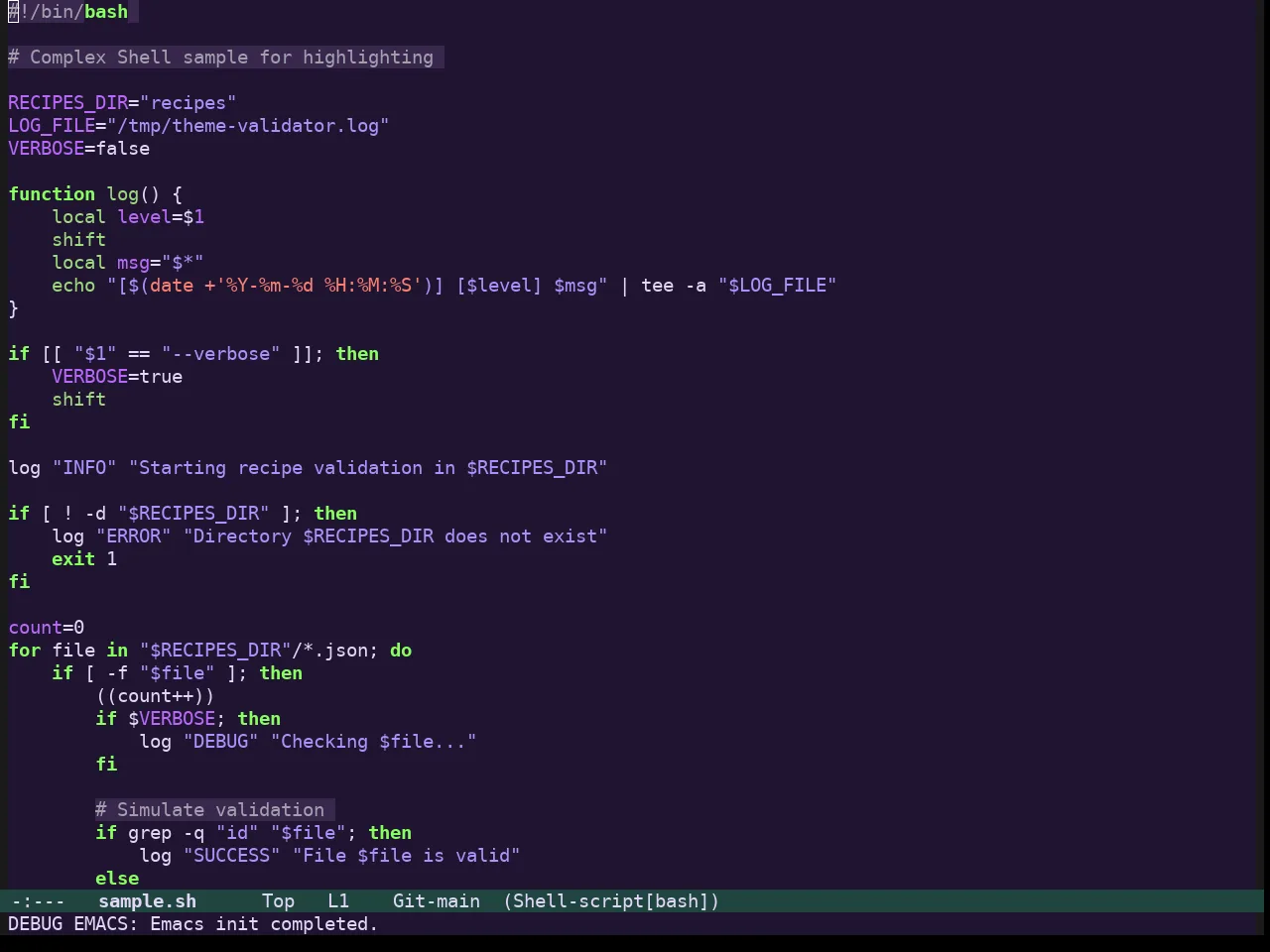 Evangelion Theme in sh-mode