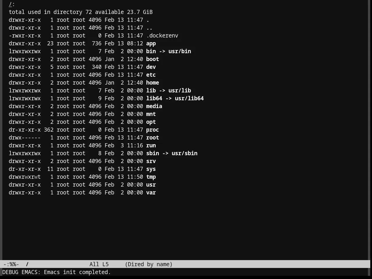 Eziam Dark Theme in dired
