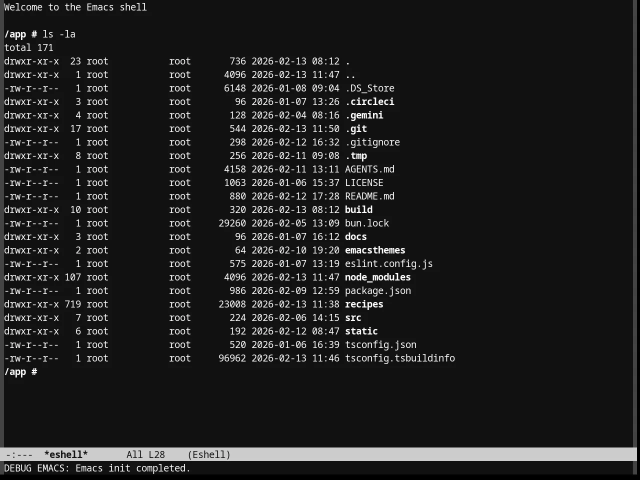 Eziam Dark Theme in eshell