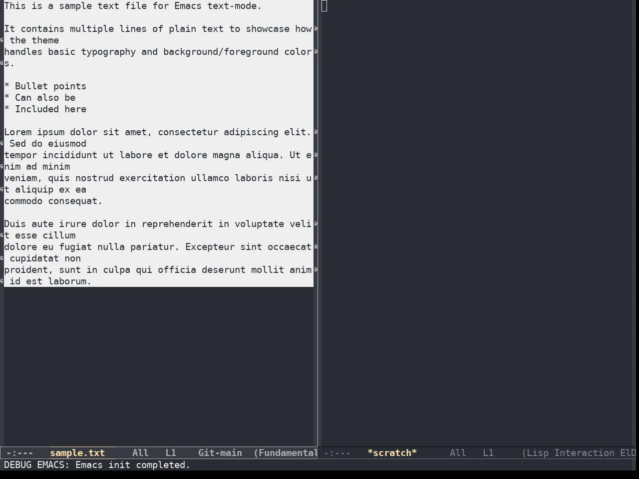 Fantom Theme in fundamental-mode
