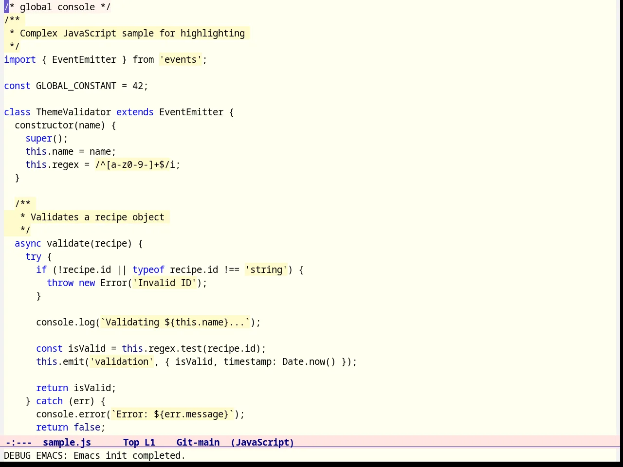 Feng Shui Theme in javascript-mode