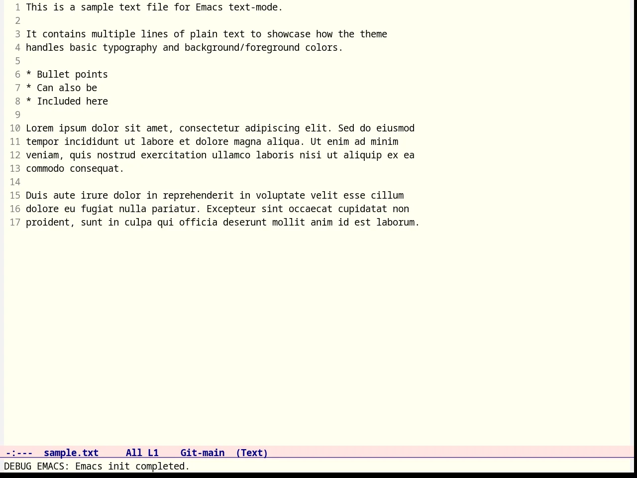 Feng Shui Theme in text-mode