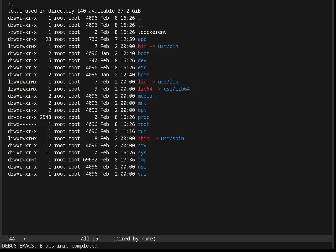 Firecode Theme in dired