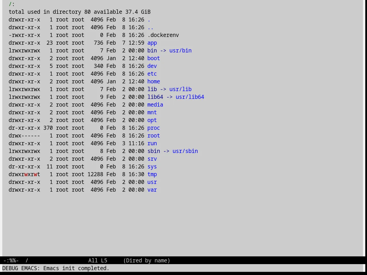 Fischmeister Theme in dired