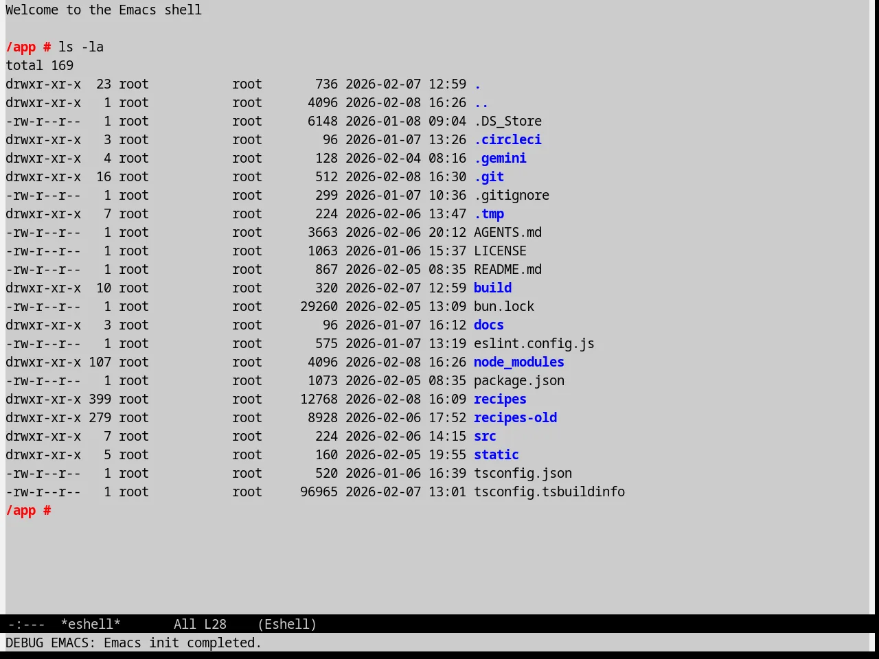 Fischmeister Theme in eshell
