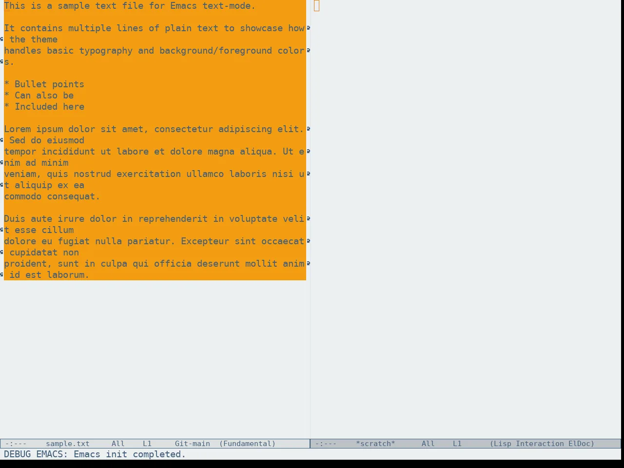 Flatfluc Theme in fundamental-mode