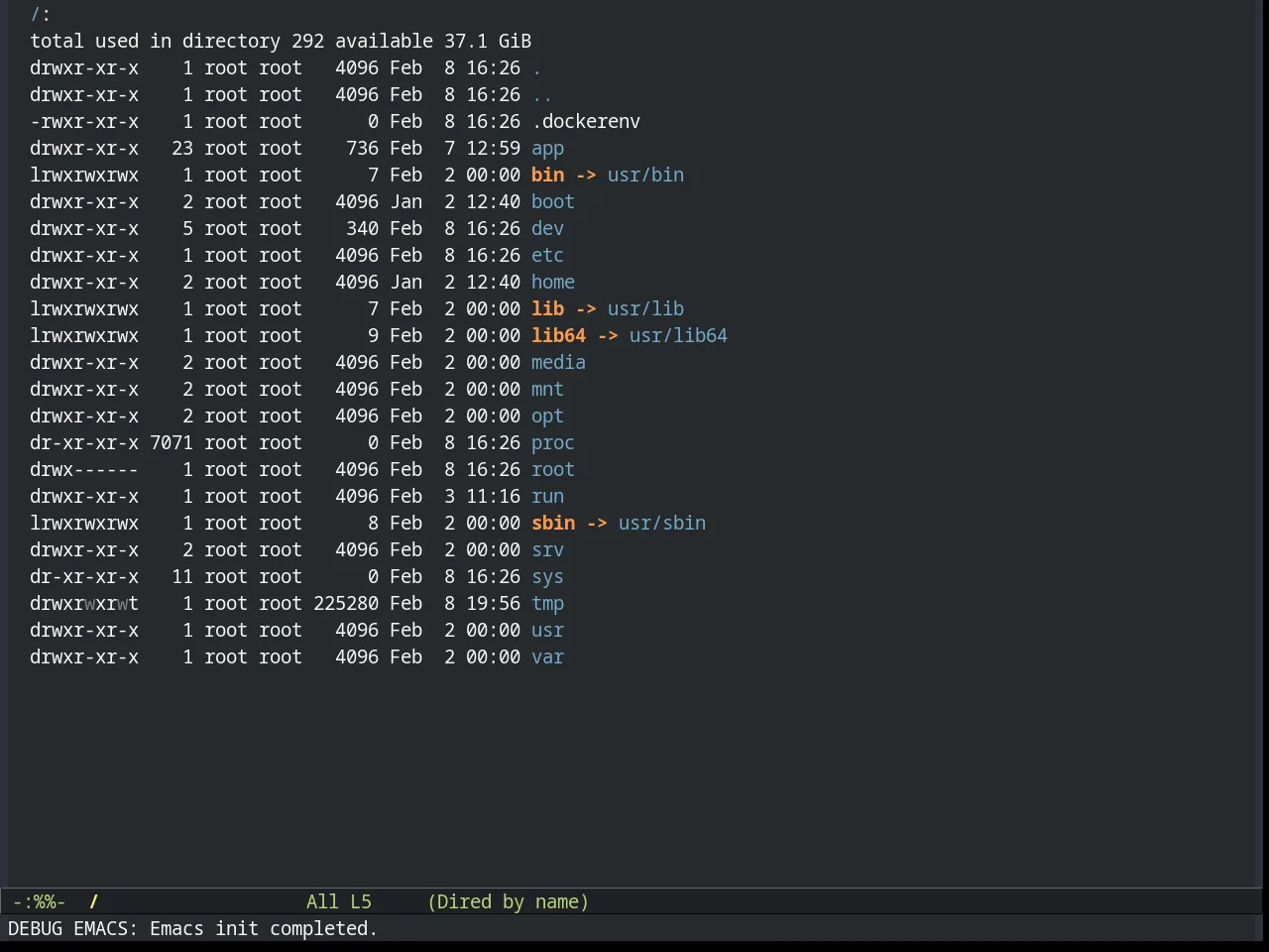 Flatland Theme in dired