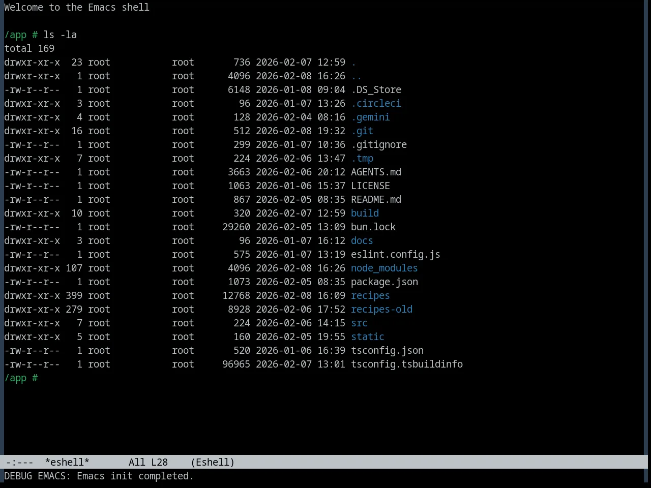 FlatUI Dark Theme in eshell