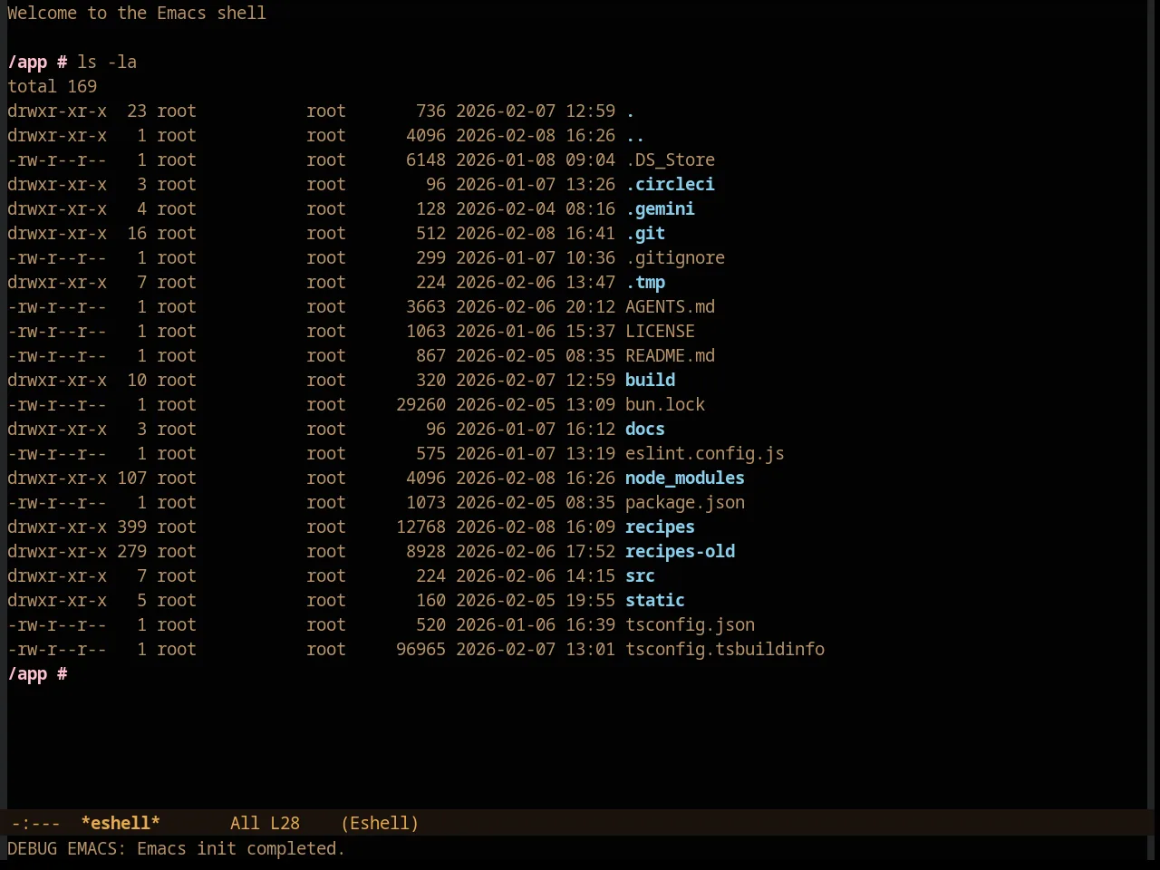 Fleury Theme in eshell