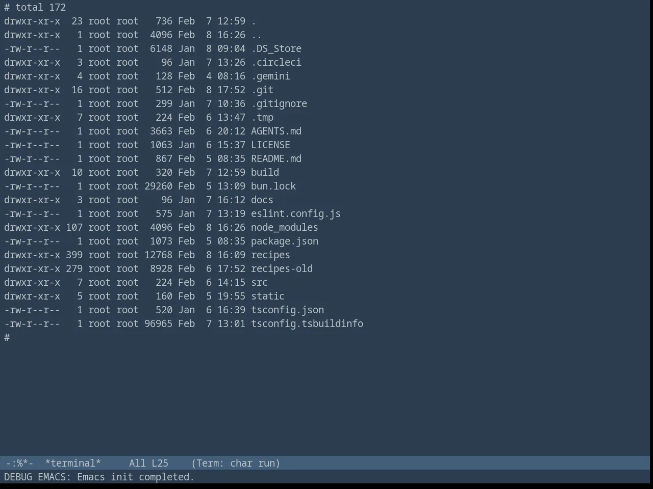 Fluc UI Dark Theme in term