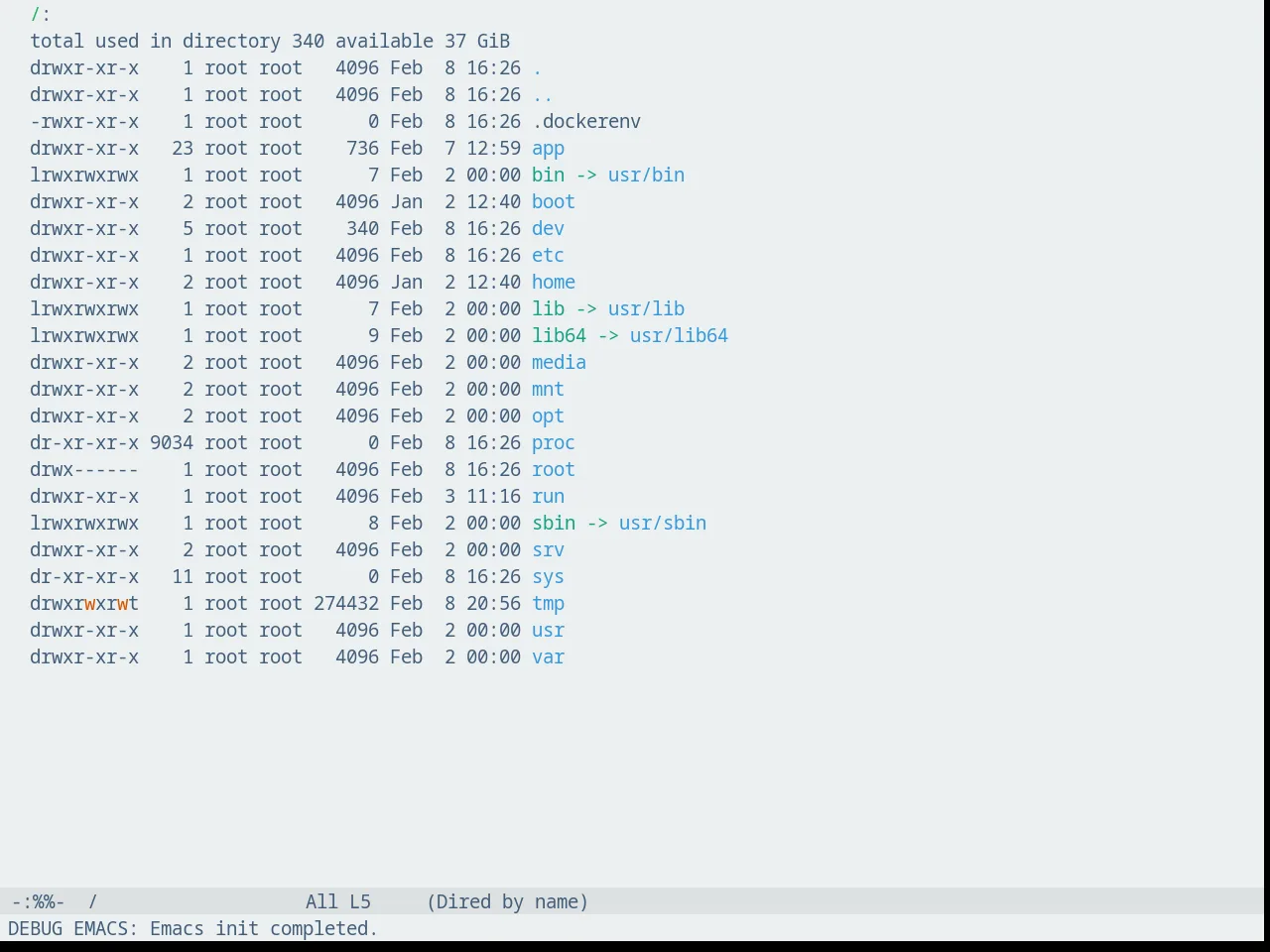 Fluc UI Light Theme in dired