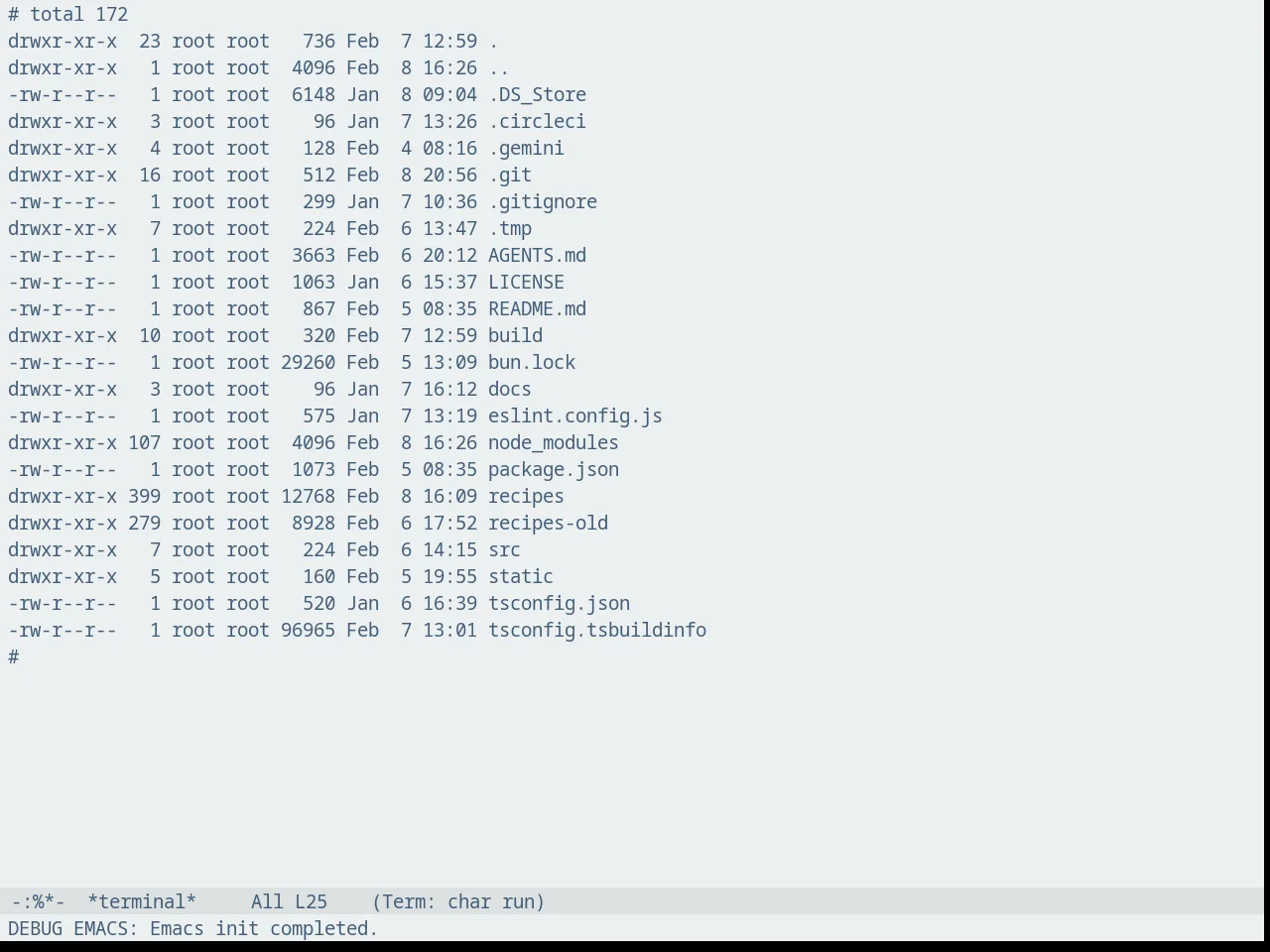 Fluc UI Light Theme in term