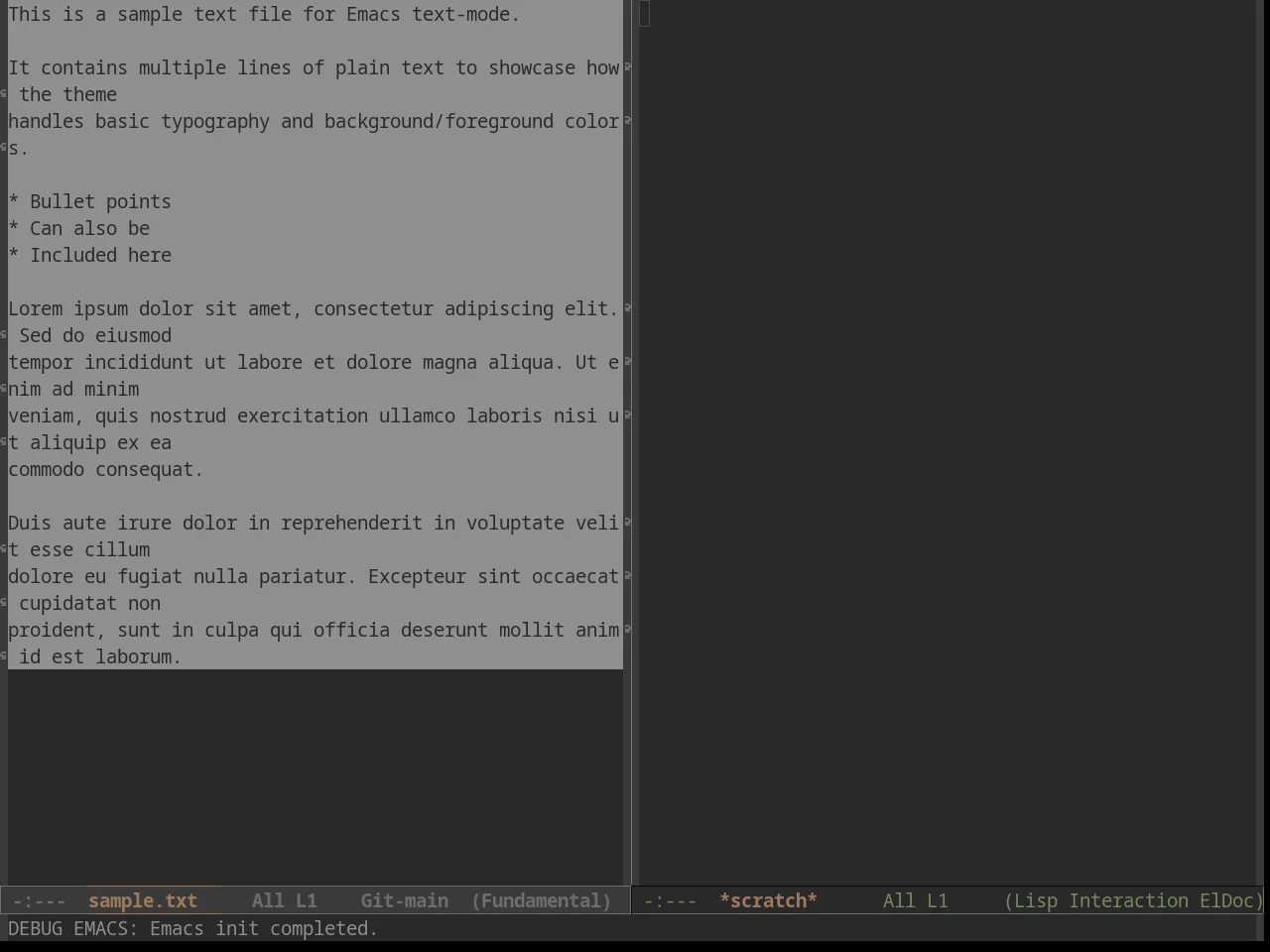Foggy Night Theme in fundamental-mode