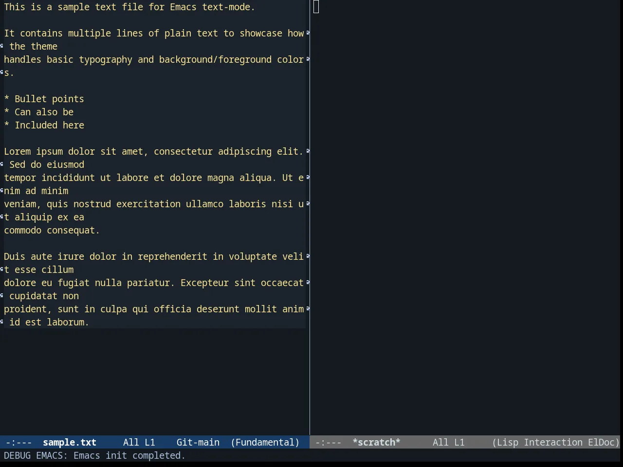 Fogus Theme in fundamental-mode
