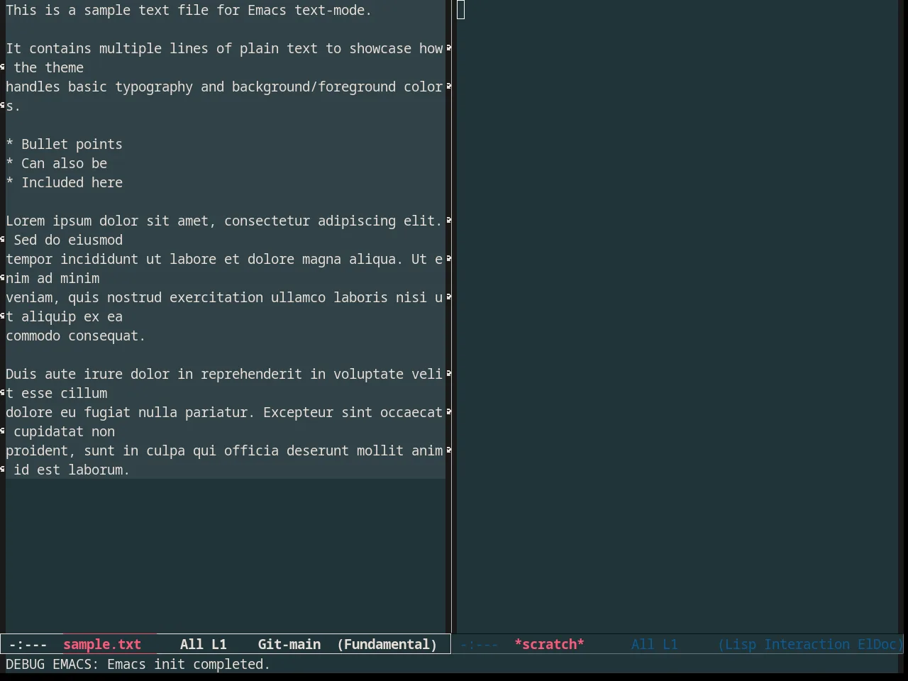 Forest Blue Theme in fundamental-mode