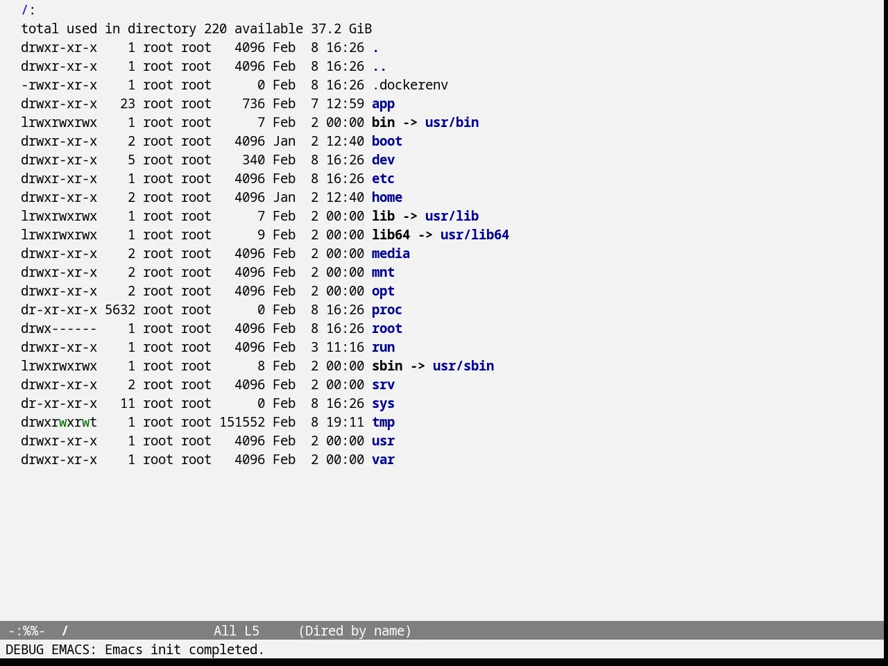 Gandalf Theme in dired