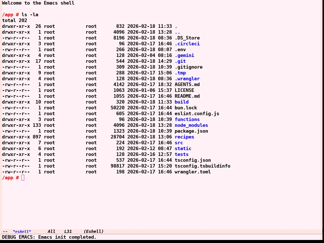 Girly Notebook Theme in eshell