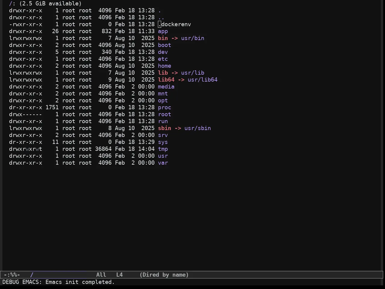 Github Dark Vscode Theme in dired