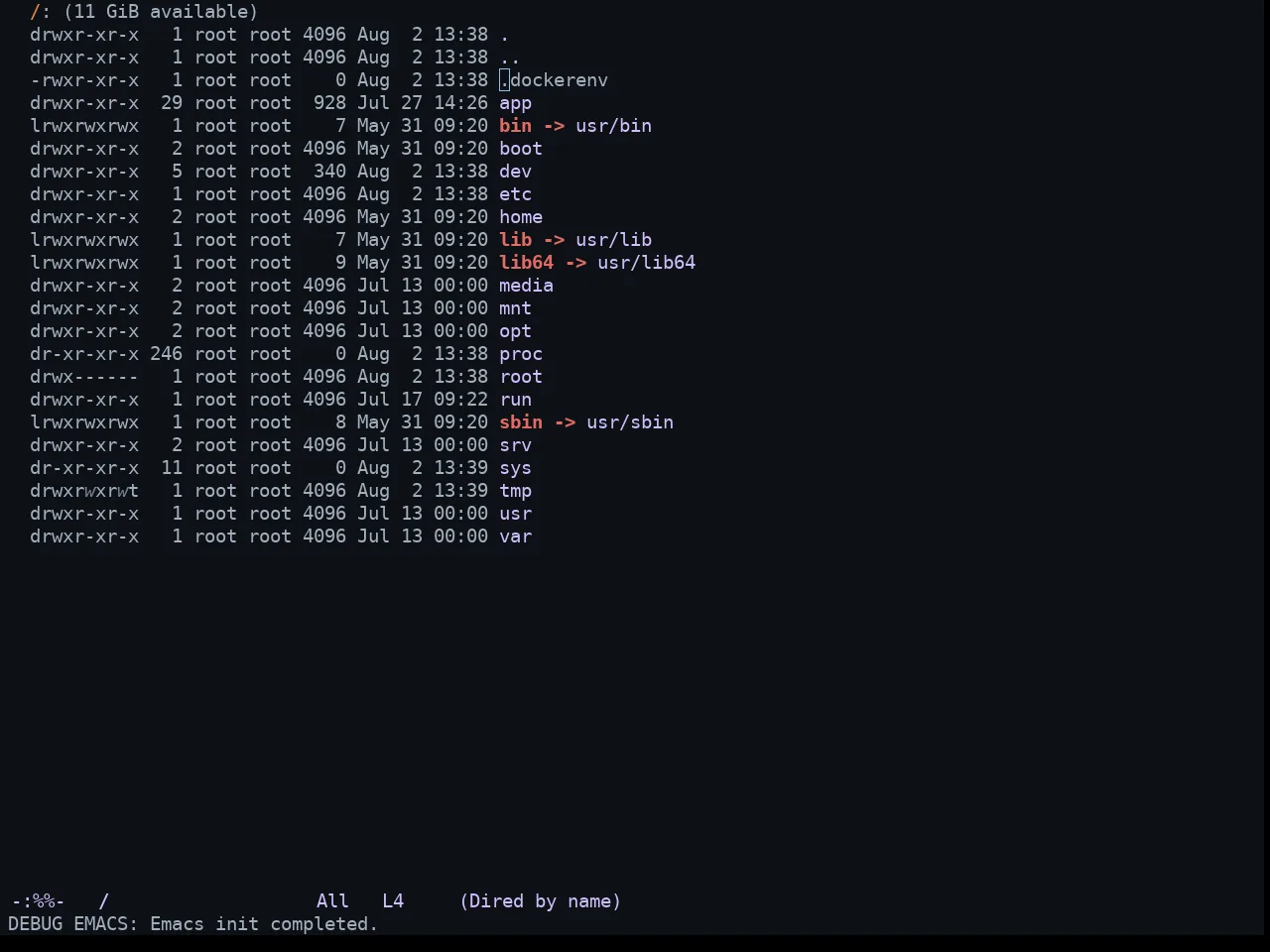 GitHub Dark Theme in dired