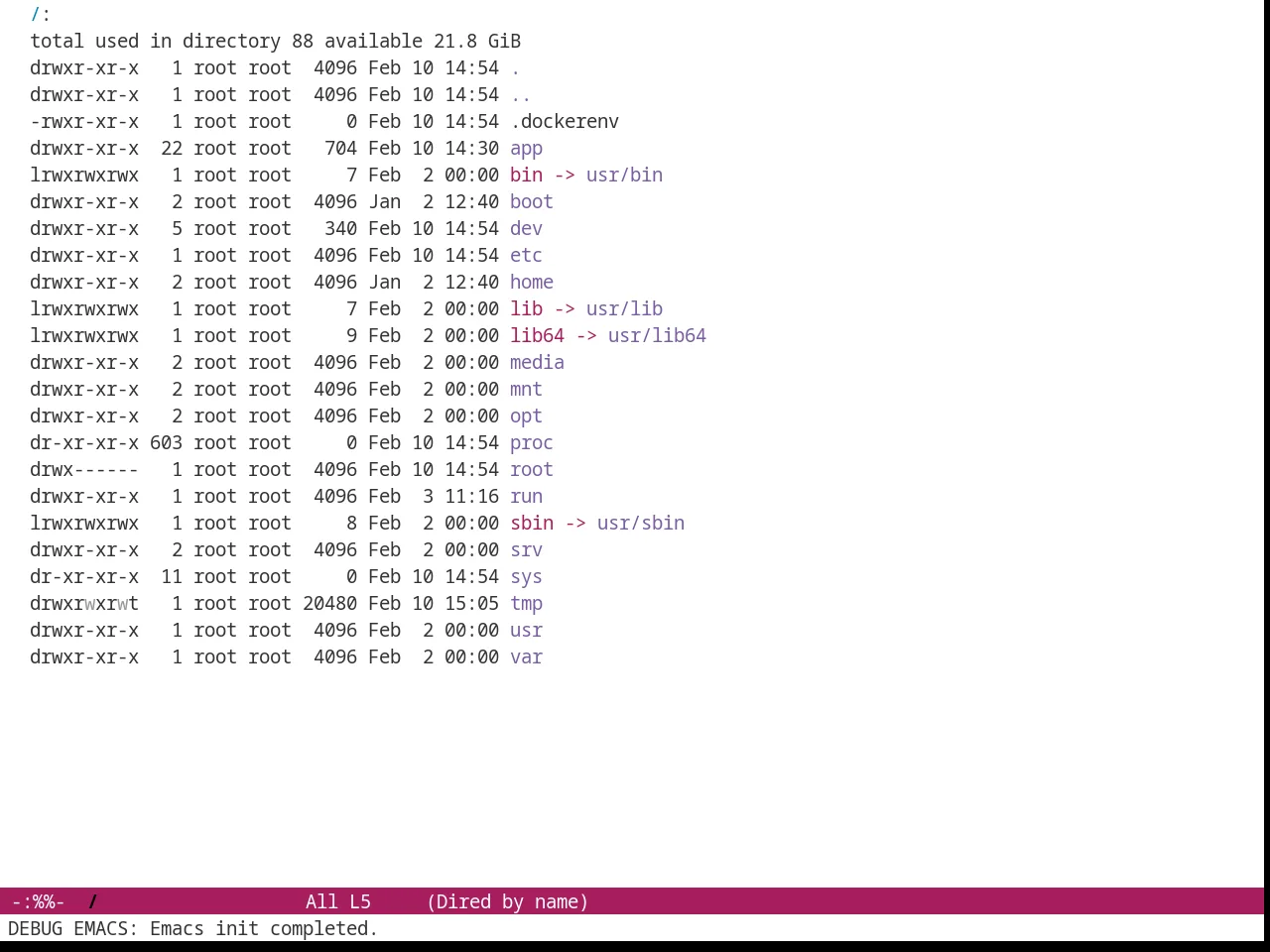 Github Modern Theme in dired